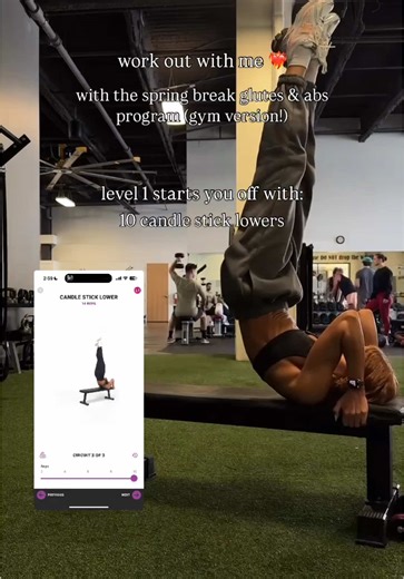 Spring Break Glutes & Abs Challenge by Cara Loren