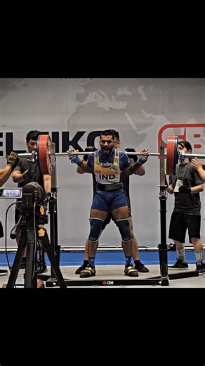 Chinmay शुक्ला on Instagram: "225kgx3 | Vegetarian power 🌱 @nutrabay | code: SHUKLA #squat #powerlifting #powerliftingmotivation #powerliftingindia #ipf"