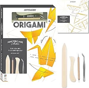 Hinkler Art Maker Masterclass Collection: Origami Techniques Kit - Beginner to Advanced Origami - Japanese Art - Origami Guide - Craft Kits - Arts and Craft for Adults