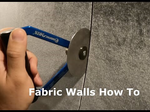 How To Tuck And Stretch Fabric Using Fabricmate Fabric Track System For Acoustic Walls