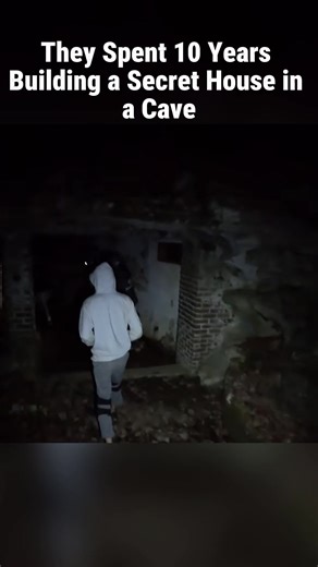 They spent 10 years building a secret house in a cave #discovery #adventure #cavechronicles
