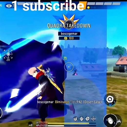 1 vs 4 bosco gemar gaming Short video 😜😜😜