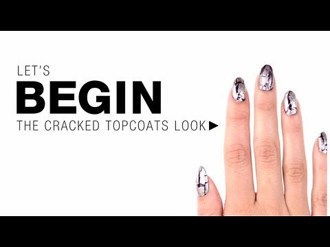 Nail How-to: Cracked Polish Effect Tutorial