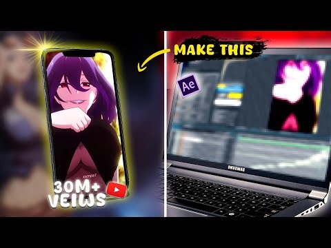 How to make Anime edits for Tiktok and reels | After Effects Tutorial