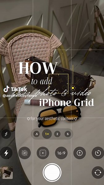 the simple iphone settings every aesthetic bestie needs 🥰🩷✨ 1. Go to Settings 2. Camera 3. Scroll down and toggle ON, the ‘Grid’ & ‘Level’ You’re all set!🫶🏼 #aestheticbyrenee #iphonephotography #aestheticvibes #photographytips #cleangirlaesthetic #editingtutorial #viralreel