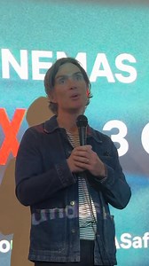 Cork’s Oscar winning actor Cillian Murphy was in Cork City Saturday evening for the European premiere of his new Netflix film Steve 🎥 He said a few words before the screening as part of @soundsfromasafeharbour festival 🙌 | Cork's 96FM