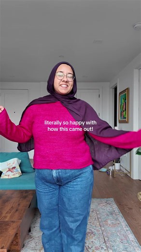 First Sweater Knitting Project Transition