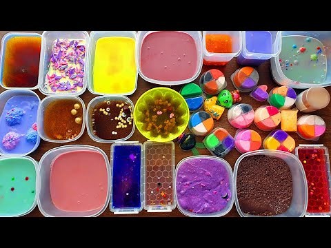 Big Slime smoothie - Satisfying Mixing Old slime with Clay #satisfying