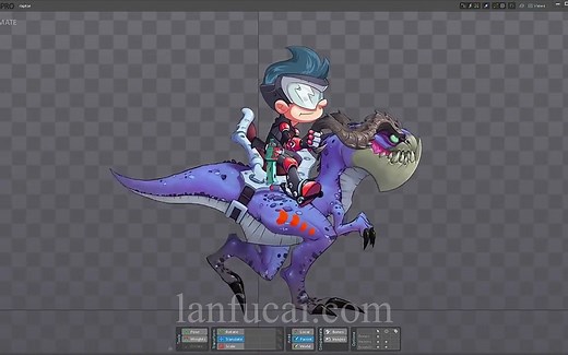 二维游戏人物角色骨骼绑定2D动画制作软件 Spine Pro v3.8.75 Win中文专业版