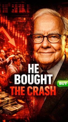 How Warren Buffett Got Rich During Market Crashes #shorts