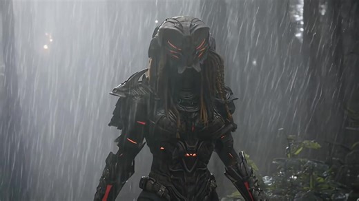 Alone in the rain… #movie #Predator #cosplay #digitalartist #characterdesign