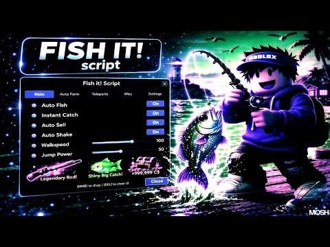 FISH IT No Key PC Script | Auto Farm, 2X Speed, Instant Fishing, Auto Prefect, Dupe