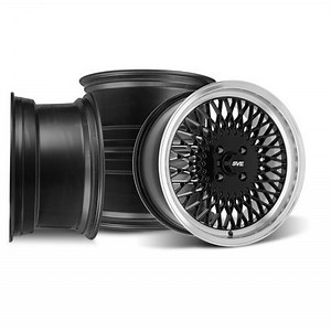 Mustang SVE Fox Body 4 Lug Mesh Wheel Kit - Gloss Black - 17x8 | 79-93