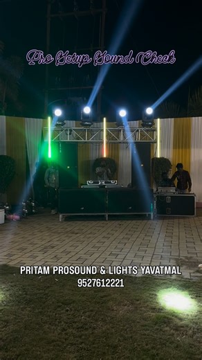𝐏𝐑𝐈𝐓𝐀𝐌 𝐏𝐑𝐎𝐒𝐎𝐔𝐍𝐃 & 𝐋𝐈𝐆𝐇𝐓𝐒 on Instagram: "ProSound Setup Quality SoundCheck PRITAM ProSound & Lights Yavatmal 9527612221 Powered by @ps_cabinet_and_sales_yavatmal #pritam_92_plus_official #sound #pritam_92_plus_sound #viral"