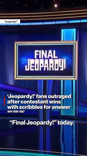 This “Jeopardy!” answer sparked a heated debate. | New York Post