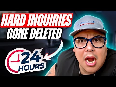 How To REMOVE Hard Inquiries From Credit Reports for FREE! In 24 Hours 💨
