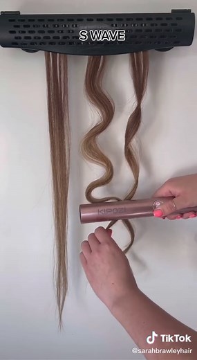 Flat Iron Curling Hair Tutorial with Kipozi Beauty V7