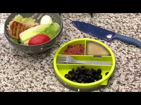 Pampered Chef Salad Cutting Bowl Demonstration