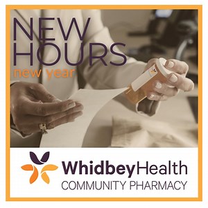 NEW, EXTENDED HOURS - TO MEET YOUR NEEDS We are happy to announce that we have expanded our hours to better meet the pharmacy needs of our community. Located in Coupeville, the WhidbeyHealth Community Pharmacy is now open Monday - Saturday from 10:00am - 6:00pm. Prompt refills, easy pick-up (with drive-thru), and home deliveries (for those residing in South Whidbey). We're committed to providing exceptional care to all Whidbey Island residents. Learn more and sign up: whidbeyhealth.org/rxdeliver