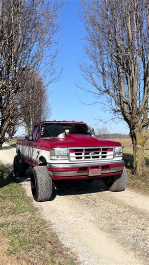 My Red Dress and the F250 Powerstroke in Action
