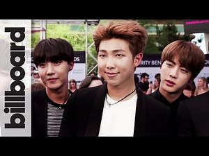 BTS K-Pop Band on Their Incredible Fan Support & First BBMA | Billboard Music Awards 2017