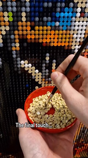 9K views · 1.1K reactions | Et voila! 130cm x 130cm LEGO build is done! #lego #legoart #pixelart #fineart #legomonalisa #monalisa #girlwithapearlearring #thescream #thestarrynight | FiranBricks | Facebook