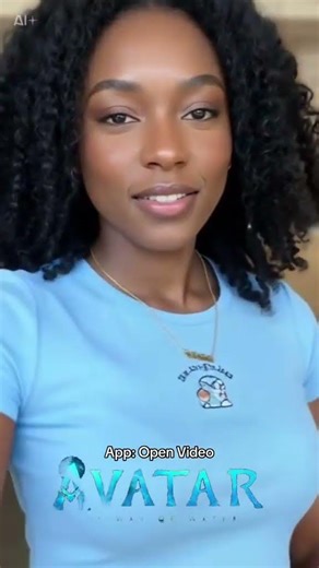 Tried AI avatar filter with open video app