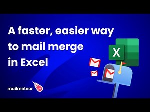 A faster, easier way to mail merge in Excel