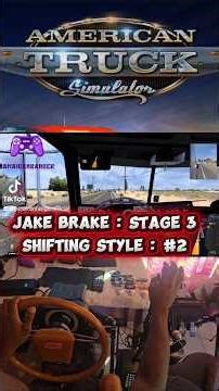 Floating gears on ats | 18 speed | Haterbilt | stage 3 jake #truck #trucking #18speed