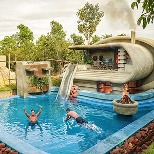 Mr.Heang Viral Spend 365 Days Building a Luxury Underground Villa | Mr.Heang Viral