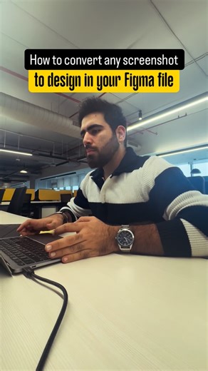UI/UX designer • Gautam Arora on Instagram: "MAKE UI SCREENS SUPER FAST ⚡️ use this pligin to change any UI screenshot to actual Figma design and this is magic. this will help you practice ui by checking the dimentions and can also help you to increase your work speed by using designs for inspiration (Figma plug-ins, Figma design, User interface, user experience, uiux , graphics designer, AI, make money, learn uiux, figma prototype, 2026 design, design job, successfull designer, fyp, explore, vi
