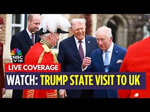 LIVE: President Trump Makes Unprecedented Second State Visit to UK | Trump Meets King Charles | N18G