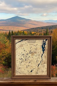Adirondack Mountains Map: Personalized Lake Map - Etsy