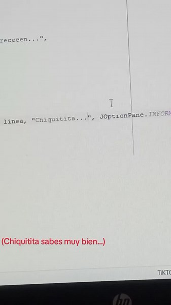 Perdón, lo tenía que hacer. #genshinimpact #anime #fypシ #racha #psicologia #notitas #lentejas #parati #fyp #2024 #colombia #septiembre #java #netbeans #abba #chiquitita #humor #noflop #mewing #baile #programacion #ingenieria #fyp #videojuego #anime #hp #algoritmo