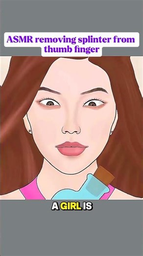 ASMR Thumb Splinter Care Sounds | Gentle Inspection & Cleaning for Relaxing Tingles #ASMRCare #asmr