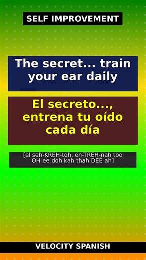 Spanish Learning: 5 Essential Self Improvement Phrases 🇪🇸