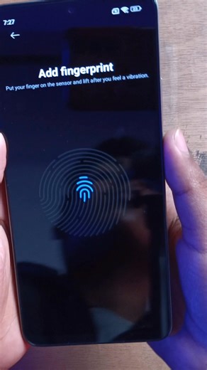 Poco M7 5G Fingerprint Lock Setup 🔥 | Fast & Secure Screen Unlock #pocom7 #poco #shorts