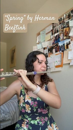 “Spring” by Herman Beeftink! #flute#hermanbeeftink#music#flutist@HermanBeeftinkComposer