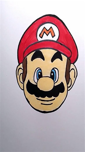 How to Draw Super Mario #drawinglessons #sketch