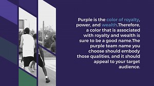 200+ Catchy And Best Purple Team Names Ideas