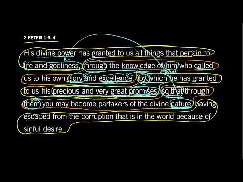 Precious and Great Promises: 2 Peter 1:3–4
