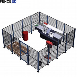 [Hot Item] Galvanized Iron Industrial Machine Mesh Safety Fencing Access Safety Fencing.