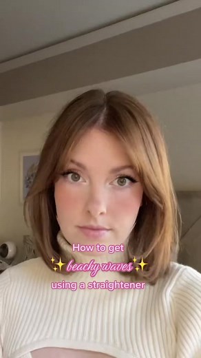 Easy Beachy Waves with Wavy Talk Straightener