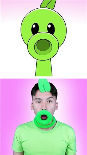 Sprunki OC Peashooter in Real Life #sprunki #mysprunkioc