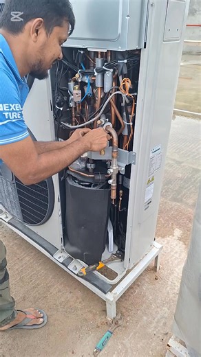 2.1K views · 87 reactions | VRF system outdoor copper tube connection #vrfsystem #outdoorunit #outdoorunit #copper #tube | VRF AC work | Facebook