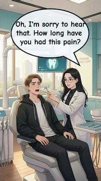 A Trip to the Dentist | Easy English Conversation for Beginners. #english #like #shorts #subscribe