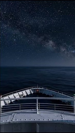 Ocean Night Sounds | Cruise Ship Top Deck - FULL 4 HOUR VIDEO ON CHANNEL #sleepsounds