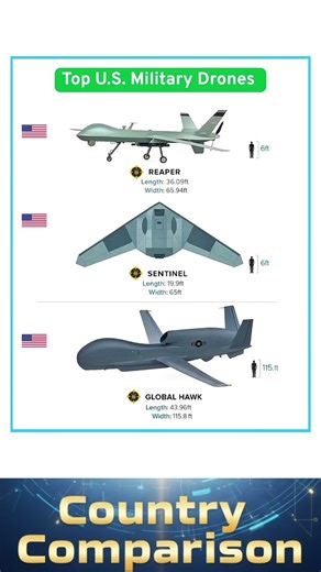 Top U.S. Military Drones — Reaper, Sentinel & Global Hawk