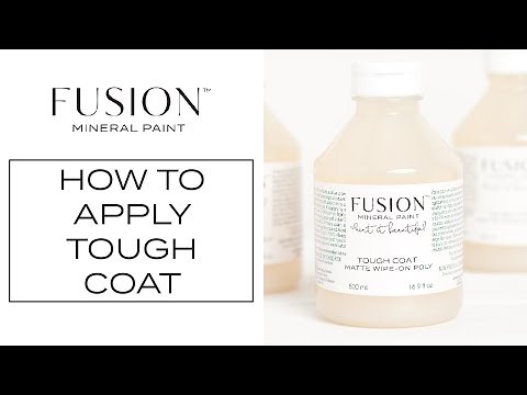 How to Apply Fusion's Tough Coat™ Matte Wipe-On Poly | Fusion™ Mineral Paint