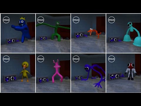 ​REALISTIC Blue vs Green vs Orange! ⚔️ All Monsters Comparison